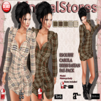 Image of Kingbal Stores - Outfit Carola Dress Tartan Fatpack