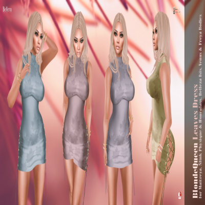 Image of BlondeQueen - Leaves Dress