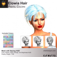 Image of Alli & Ali - Elowia Hair - Pastel Colors (Gift)
