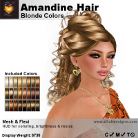 Image of Alli & Ali - Amandine Hair - Blonde Colos