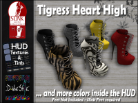 Image of :: D!vine Style :: Tigress Heart Boots