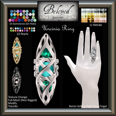 Image of Beloved Jewelry : Uncinia Bento Ring (Texture Change)